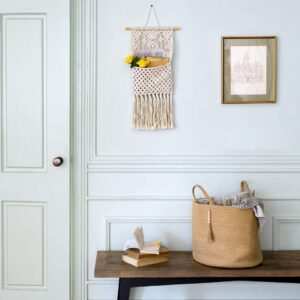 Macrame Wall  Magazine Holder (Code-MH_02)