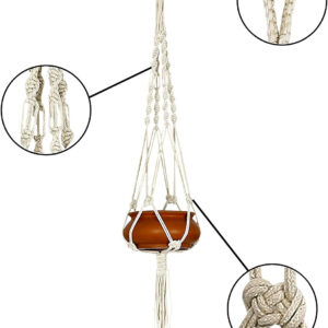 Cotton Macrame Plant Hanger (Code-PH_03)