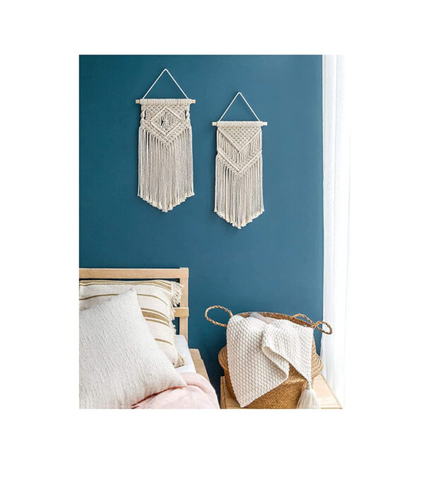 The Top Knott Cotton Macrame Wall Hanging for Home/Office Decor