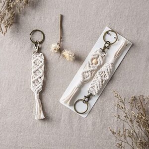 Mini Macrame Keychains Boho