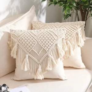 Cotton Macrame Handmade Knit Floor Cushion